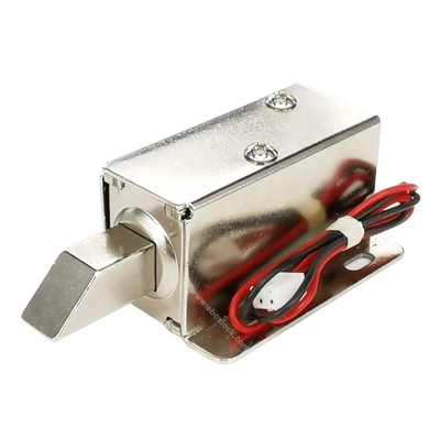 Fechadura Solenoide para Portas de Armários, Gavetas e Armários 360 Graus, Parafuso Reversível, Economia de Energia, Fácil Instalação
