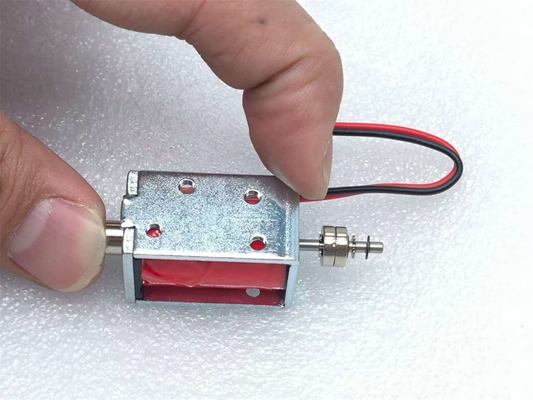 U0629 Solenoide de Moldura Aberta e Ímãs Pequenos 24V DC Push Pull Atuador de Movimento Linear de Tamanho Pequeno