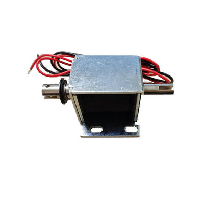 Solenoide Linear de Longo Curso 24v Dc 45N Força Forte Tração Empuxo Tubular para Catraca