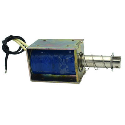 U1668 Mini Moldura Solenoide DC 20mm Curso 45N DC 12v 24v Solenoide de Empuxo
