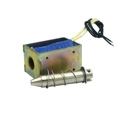 U1668 Mini Moldura Solenoide DC 20mm Curso 45N DC 12v 24v Solenoide de Empuxo