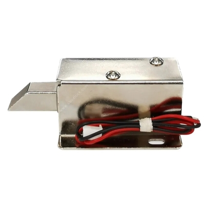 Fechadura Solenoide para Portas de Armários, Gavetas e Armários 360 Graus, Parafuso Reversível, Economia de Energia, Fácil Instalação