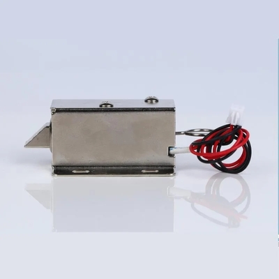 U1054-1b 12V 24V Fechadura eletromagnética solenóide elétrica pequena do tipo puxar normalmente fechada com função de sobreposição