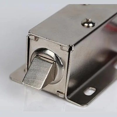 U1054-1b 12V 24V Fechadura eletromagnética solenóide elétrica pequena do tipo puxar normalmente fechada com função de sobreposição