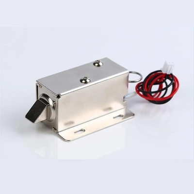 U1054-1b 12V 24V Fechadura eletromagnética solenóide elétrica pequena do tipo puxar normalmente fechada com função de sobreposição