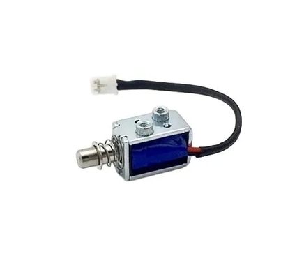 Solenoide de puxa-puxa de pequeno tamanho com estrutura de quadro aberto e furos de montagem para fácil instalação