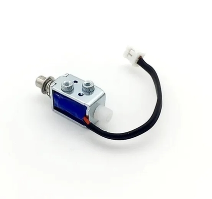 Solenoide de puxa-puxa de pequeno tamanho com estrutura de quadro aberto e furos de montagem para fácil instalação