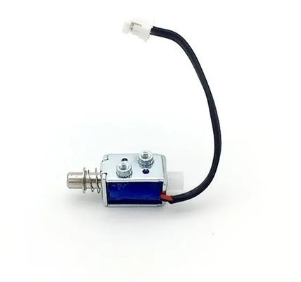 Solenoide de puxa-puxa de pequeno tamanho com estrutura de quadro aberto e furos de montagem para fácil instalação