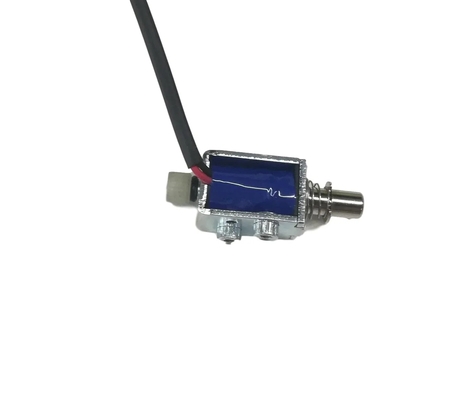 Solenoide de puxa-puxa de pequeno tamanho com estrutura de quadro aberto e furos de montagem para fácil instalação