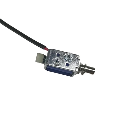 Solenoide de puxa-puxa de pequeno tamanho com estrutura de quadro aberto e furos de montagem para fácil instalação