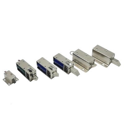 1054-4b DC 12/24 Volt Fechadura Solenoide Mini Push Pull Normalmente Fechada para Armário