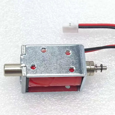 U0629 Solenoide de Moldura Aberta e Ímãs Pequenos 24V DC Push Pull Atuador de Movimento Linear de Tamanho Pequeno