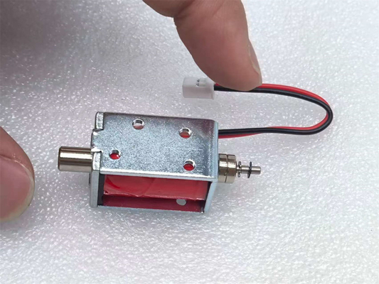 U0629 Solenoide de Moldura Aberta e Ímãs Pequenos 24V DC Push Pull Atuador de Movimento Linear de Tamanho Pequeno