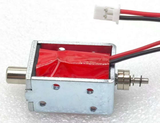 U0629 Solenoide de Moldura Aberta e Ímãs Pequenos 24V DC Push Pull Atuador de Movimento Linear de Tamanho Pequeno