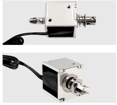 Eletromagnético solenoide empuxo puxa Tipo U-0826B Força de empuxo Estrutura aberta linear Eletromagnético solenoide empuxador de elevação