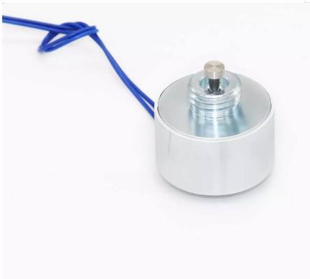 Solenoide de potência de corrente contínua fácil de instalar para sistemas de fechadura de armários e de cacifos