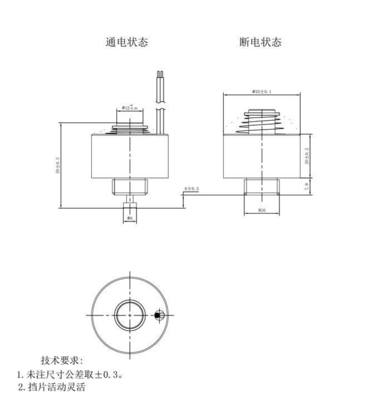 Solenoide de potência de corrente contínua fácil de instalar para sistemas de fechadura de armários e de cacifos