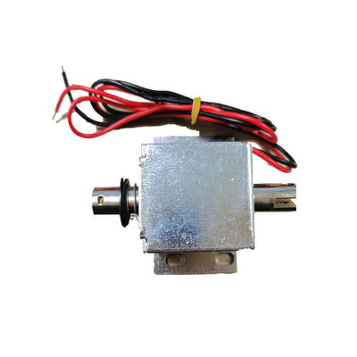 Solenoide Linear de Longo Curso 24v Dc 45N Força Forte Tração Empuxo Tubular para Catraca