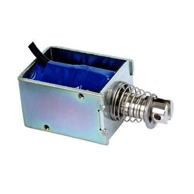 Miniature Push Pull Solenoid 10mm Stroke 12v 24v Dc Power Supply Threaded Mount Hole Metal Frame
