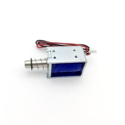 Solenoide DC de 27 mm de altura para aplicações de 0,5 lbs de peso, com tensão suportável de 2000V/1min