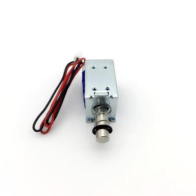 Solenoide DC de 27 mm de altura para aplicações de 0,5 lbs de peso, com tensão suportável de 2000V/1min