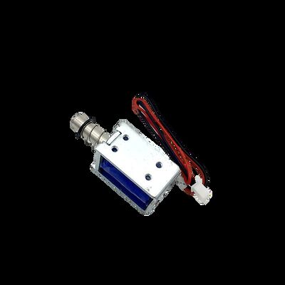 Solenoide DC de 27 mm de altura para aplicações de 0,5 lbs de peso, com tensão suportável de 2000V/1min